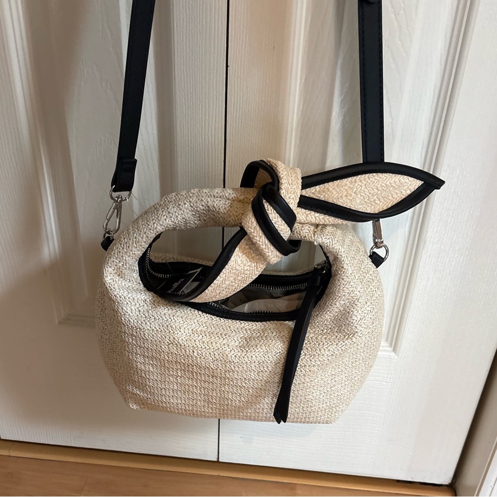 NEW TAGS ATTACHED - Elegant Cream and Black Women's Bag